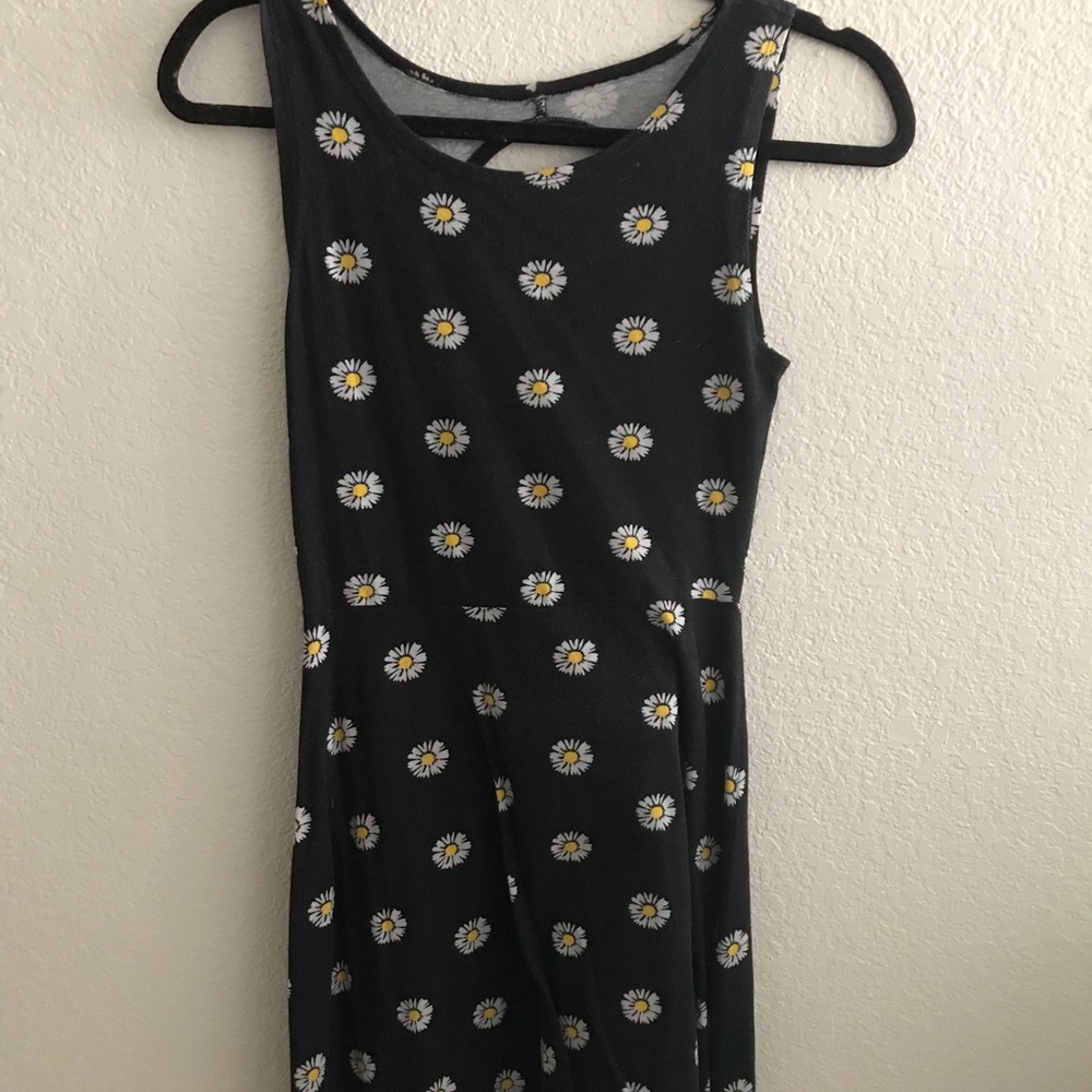 Sunflower open back dress